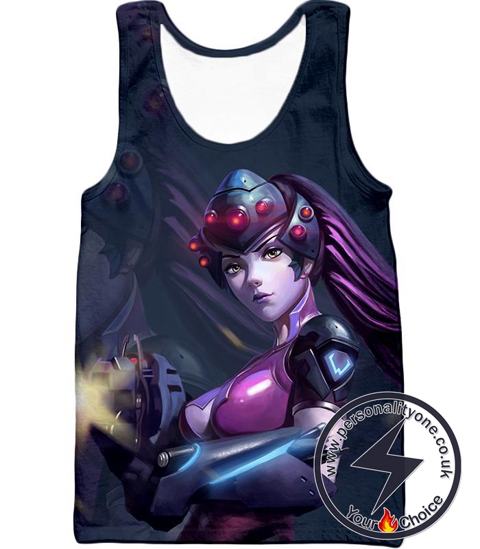 Overwatch Ruthless Assassin Widowmaker Zip Up Hoodie